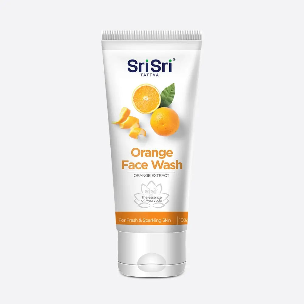 Orange Face Wash Refresh Naturally Sri Sri Tattva Ayurveda