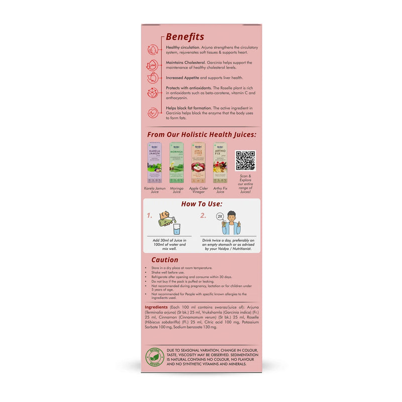 Arjuna Garcinia Juice - Cardio Tonic - 1 L