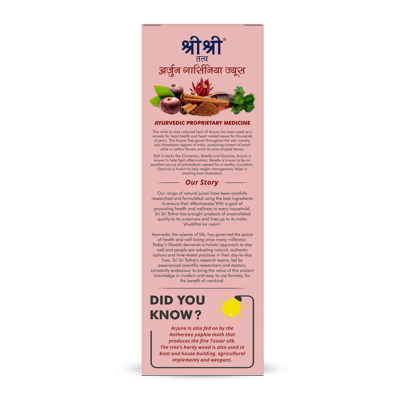 Arjuna Garcinia Juice - Cardio Tonic - 1 L