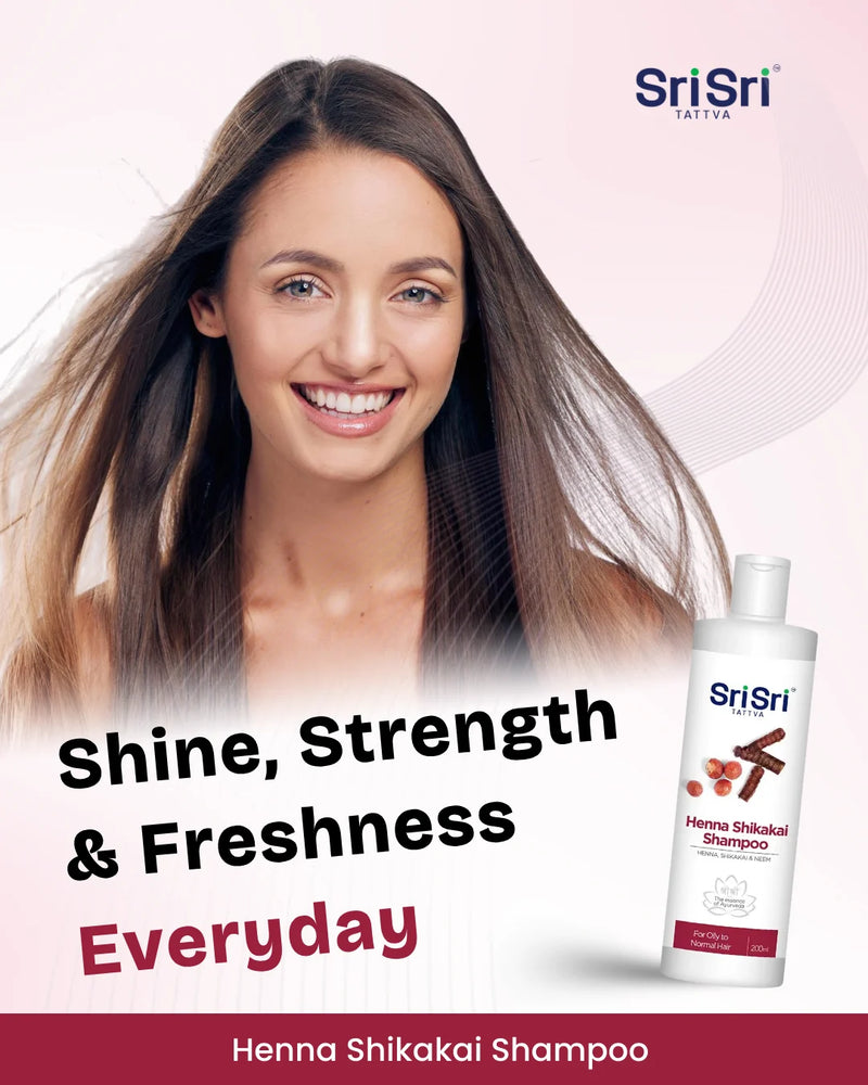 Henna Shikakai Shampoo – For Oily to Normal Hair