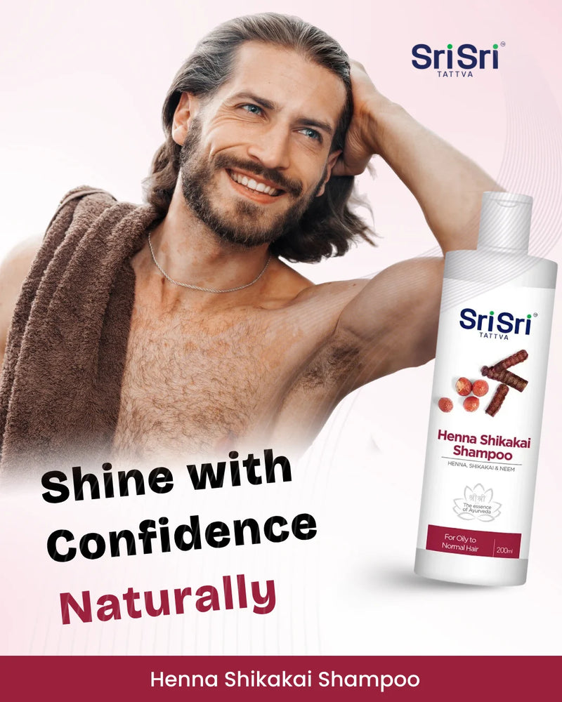 Henna Shikakai Shampoo – For Oily to Normal Hair