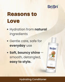 Sri Sri Tattva Hydrating Conditioner bottle with benefits.