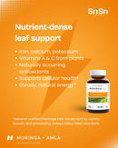 Nutrient profile of moringa leaves — iron calcium potassium vitamins A & C antioxidants