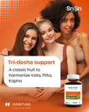 Ayurvedic tri-dosha concept — Haritaki as a classic fruit to harmonize Vata, Pitta, Kapha
