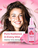 Rose Face Mist benefits: Cleansing, Toning, Hydrating, and Refreshing natural skin toner.