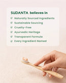 Sudanta natural toothpaste with Ayurvedic ingredients and cruelty-free formulation