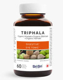 Triphala tablets bottle — Ayurvedic blend (Amla, Haritaki, Bibhitaki) with NPN in Canada; natural digestive herb