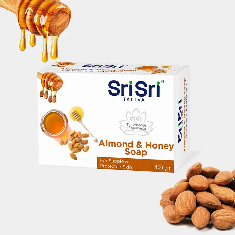 Almond Honey Soap by Sri Sri Tattva Canada