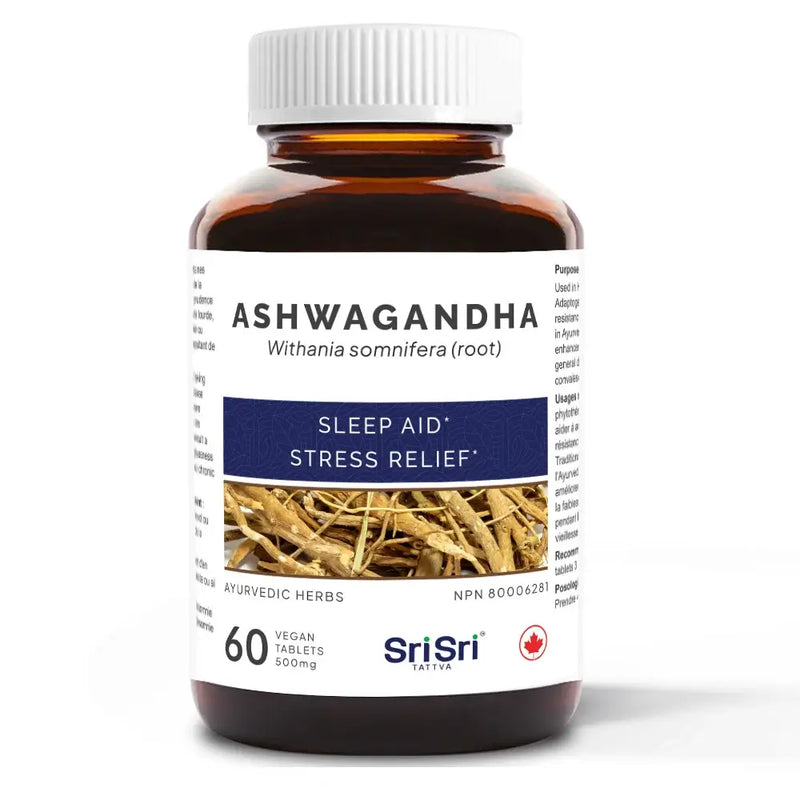 Ashwagandha for Stress Relief & Sleep Aid by Sri Sri Tattva Canada