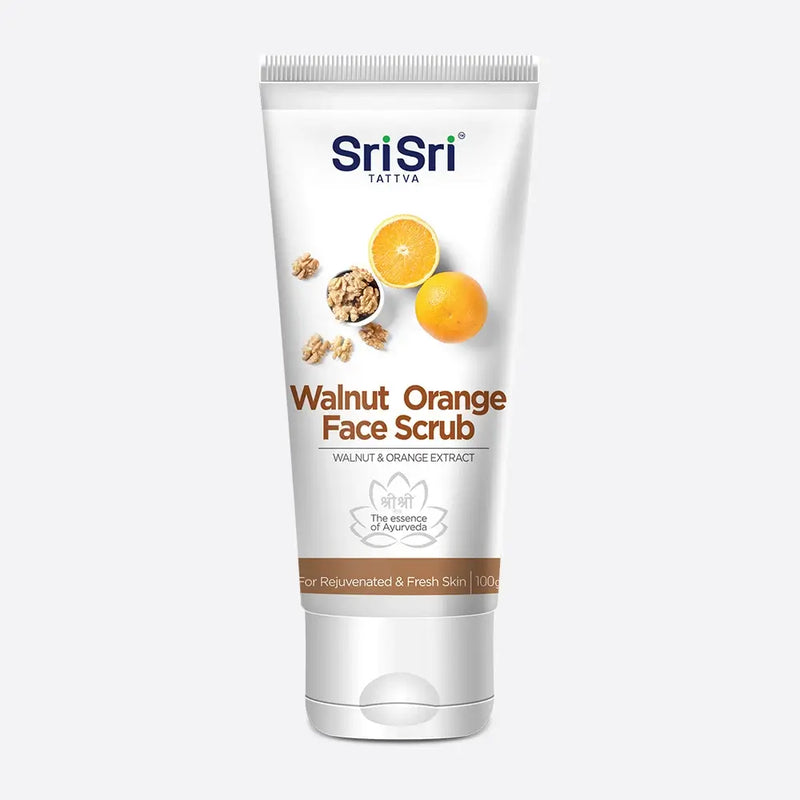 Walnut Orange Face Scrub by Sri Sri Tattva Canada